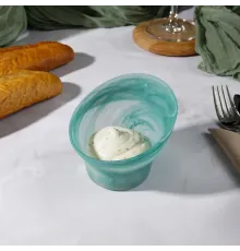 Соусник 150 мл 9*6,5 см Green Sky конус матовое стекло P.L. Proff Cuisine [4]