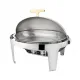 Мармит 9 л овальный с откидной Roll-top крышкой нерж. SUNNEX 640*530*440 мм