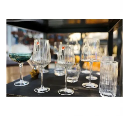 Бокал для вина 355 мл "Streak Optical" d 7,8 см h22 см P.L. - BarWare [6]