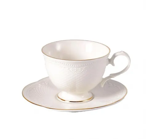 Чайная пара 200 мл d 9,3 см h7,2 см Gold Aristocrat Noble [6]