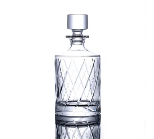 Графин 0,9 л штоф с крышкой Prestige h22,7 см d 11 см стекло P.L. - BarWare [1]