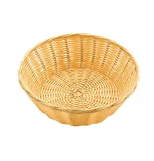Корзина для хлеба d20 см h7 см плетеная ротанг бежевая P.L. Proff Cuisine