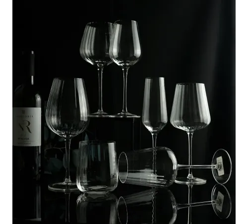 Бокал для вина 650 мл "Optical" d 9,5 см h23,5 см P.L. - BarWare [6]