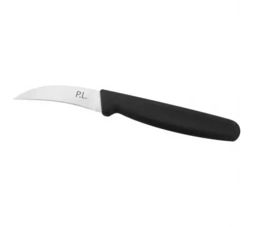 Нож для чистки овощей 7 см Коготь PRO-Line черная ручка P.L. Proff Cuisine