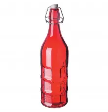 Бутылка 1 л с крышкой красная d 9 см h31,4 см P.L. Proff Cuisine