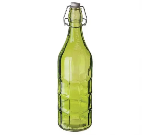 Бутылка 1 л с крышкой зеленая d 9 см h31,4 см P.L. Proff Cuisine