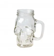 Банка для подачи коктейлей 450 мл "Череп" Skull d 10,1 см h15 см P.L. - BarWare [1]