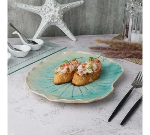 Блюдо для подачи 27,5*22,5 см h2,5 см Blue Frutti di Mare P.L. [1]