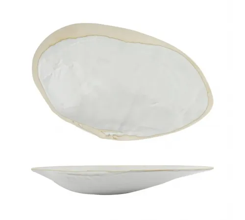 Блюдо овальное 32,5*20 см h6,5 см 100 мл Gray Shell Frutti di Mare P.L. [1]