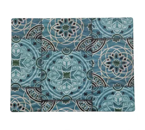 Блюдо 32,5*25*1,7 см прямоуг. Damask Blue пластик меламин P.L. Proff Cuisine