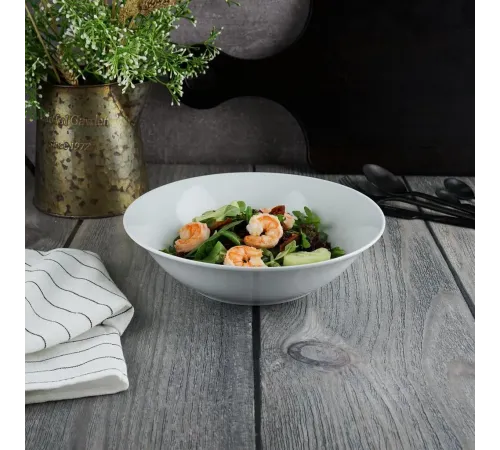 Салатник 900 мл d 22,8 см h6,1 см белый фарфор Glory P.L. Proff Cuisine [6]