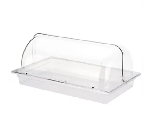 Поднос для выкладки 53*32,5*23,5 см пласт. с пласт. Roll-top крышкой SUNNEX