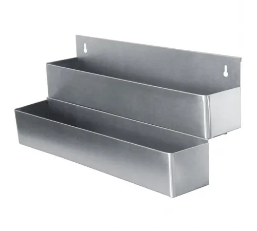 Подставка барная на 16 бутылок, 2 яруса, 81*21*25 см, нержавейка, P.L. - BarWare