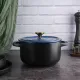 Кастрюля  4 л, 22*13 см с крышкой керамическая Style Buffet New Kitchen P.L. Proff Cuisine