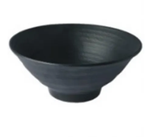 Cалатник 1000 мл миска для лапши d 21,4 см пластик меламин Black Finish P.L. Proff Cuisine