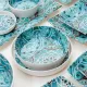 Блюдо 24*11*2,6 см прямоуг. Damask Blue пластик меламин P.L. Proff Cuisine