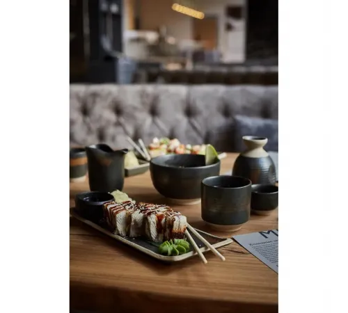 Блюдо прямоугольное 28,4*11,4*2,2 см Dark Matt Panasia P.L. Proff Cuisine