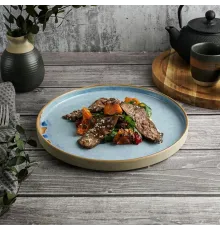 Тарелка с бортом d 26 см h2,2 см 600 мл Blue Panasia P.L. Proff Cuisine [1]