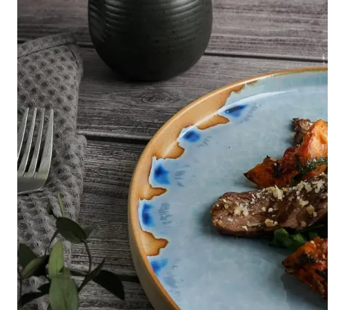 Тарелка с бортом d 26 см h2,2 см 600 мл Blue Panasia P.L. Proff Cuisine [1]