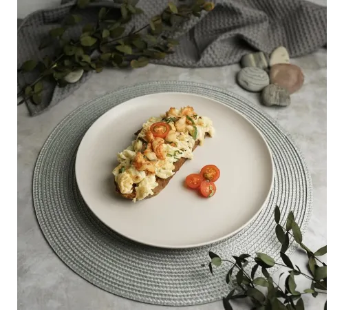Тарелка d 26 см Light Grey Noble [6]