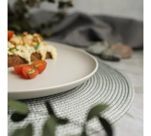 Тарелка d 26 см Light Grey Noble [6]