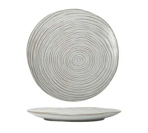 Тарелка 20,5 см h2,5 см Gray Whirlpool Frutti di Mare P.L. [6]