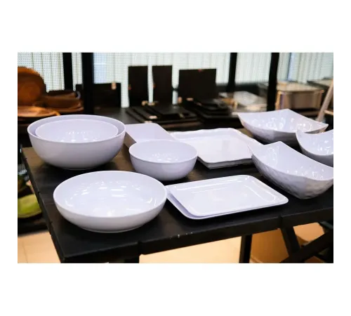 Блюдо 33,7*23,2*2,5 см прямоуг. с бортом White пластик меламин P.L. Proff Cuisine