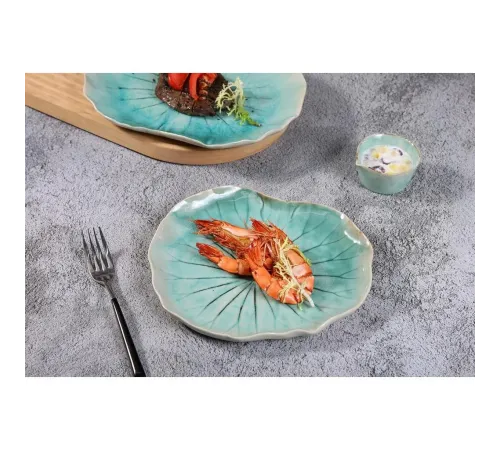 Блюдо для подачи 18*14,5 см h2,5 см Blue Frutti di Mare P.L. [1]