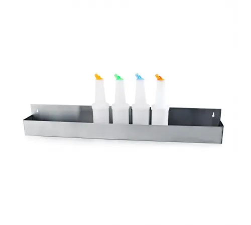 Подставка барная на 10 бутылок, 107*10,5*15,5 см, нержавейка, P.L. - BarWare