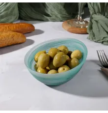 Салатник 320 мл d 12 см h7 см Green Sky косой матовое стекло P.L. Proff Cuisine [6]