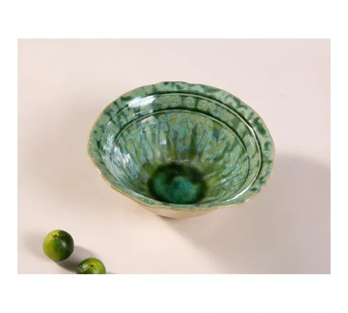 Салатник 175 мл 11,5*11 см h6 см Green Flower Frutti di Mare P.L. [1]