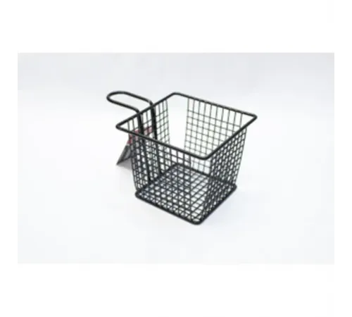 Корзинка для подачи 13*13*10 см черная, нерж., P.L. Proff Cuisine