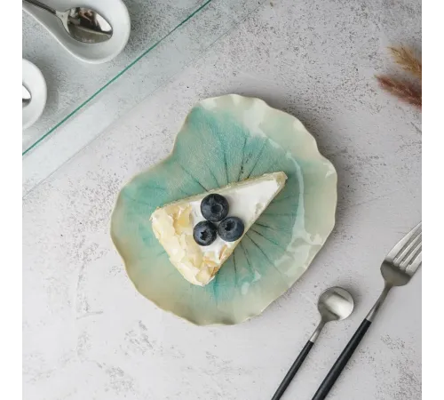 Блюдо для подачи 18*14,5 см h2,5 см Blue Frutti di Mare P.L. [1]