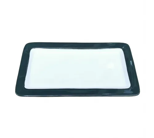 Гастроемкость 1/3 h20 мм фарфор 325*176*20 мм 0,9 л зеленая/белая P.L. Proff Cuisine