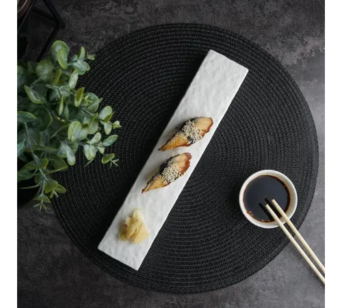 Блюдо прямоугольное 30,6*6*2,8 см White Matt Panasia P.L. Proff Cuisine [4]