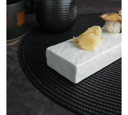 Блюдо прямоугольное 30,6*6*2,8 см White Matt Panasia P.L. Proff Cuisine [4]