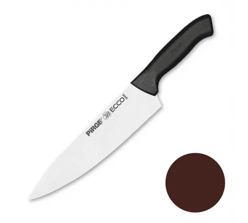 Нож поварской 23 см коричневая ручка Pirge