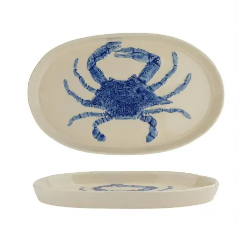 Блюдо овальное 29*18 см h2,5 см Crab Blue Frutti di Mare P.L. [1]