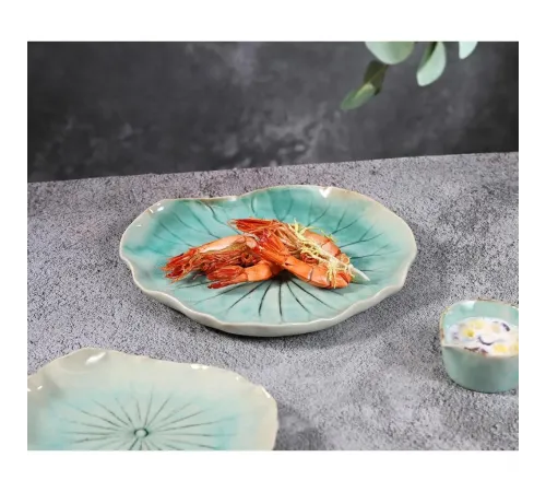 Блюдо для подачи 23,5*21,5 см h2,5 см Blue Frutti di Mare P.L. [1]