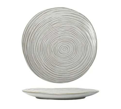 Тарелка 20,5 см h2,5 см Gray Whirlpool Frutti di Mare P.L. [6]