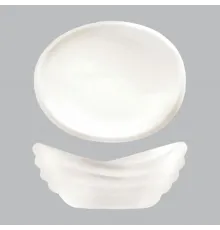Салатник 1800 мл 32,5*27 см овальный Wave белый фарфор P.L. Proff Cuisine [1]