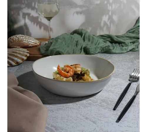 Салатник 1100 мл d 21,5 см h5,5 см Gray Frutti di Mare P.L. [6]