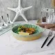 Блюдо для подачи 25,5*22,7 см h4 см 800 мл с ручками Green Frutti di Mare P.L. [1]
