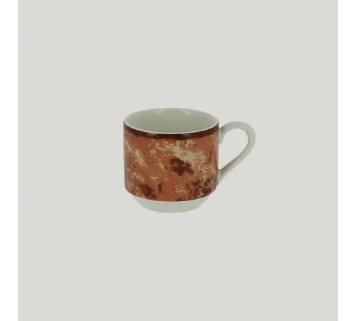 Чашка для эспрессо RAK Porcelain Peppery 90 мл штабелируемая, красный цвет