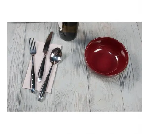 Салатник 630 мл d 15 см h6 см Evolution Dark Red P.L. Proff Cuisine [1]