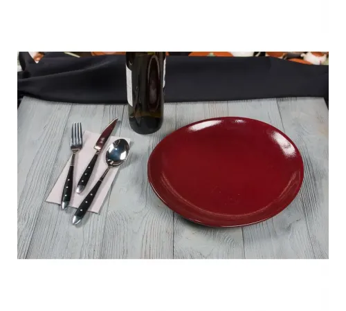 Блюдо овальное 30*26,5*2,8 см Evolution Dark Red P.L. Proff Cuisine [1]