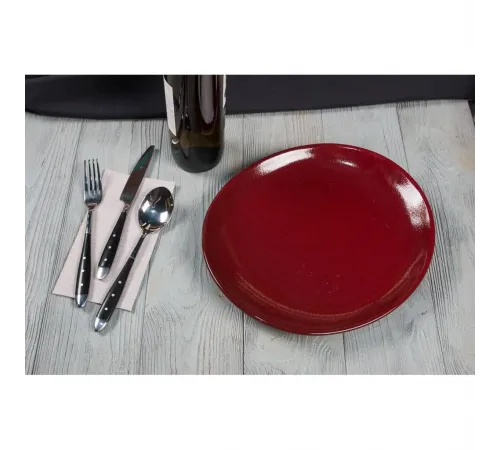 Блюдо овальное 30*26,5*2,8 см Evolution Dark Red P.L. Proff Cuisine [1]