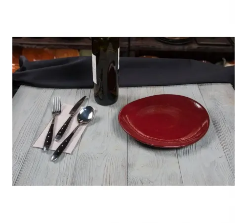 Блюдо овальное 25*22,5*2,4 см Evolution Dark Red P.L. Proff Cuisine [1]