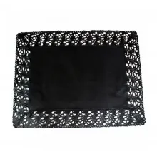 Салфетка ажурная черная d 45*36 см, 250 шт/уп, Garcia de PouИспания