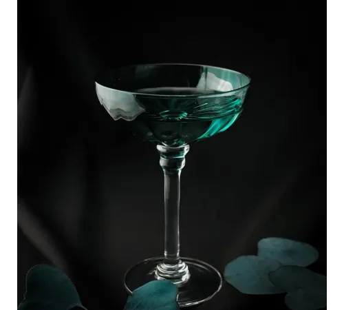 Рюмка коктейльная 235 мл голубая "Azure" d 11,6 см h16,5 см P.L. - BarWare [4]
